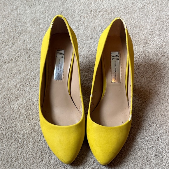 INC International Concepts | Mustard Yellow Pumps - Picture 2 of 5